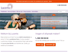 Tablet Screenshot of lucertis.nl
